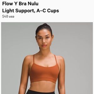 LULU Y BRA NWT Lululemon 🍋